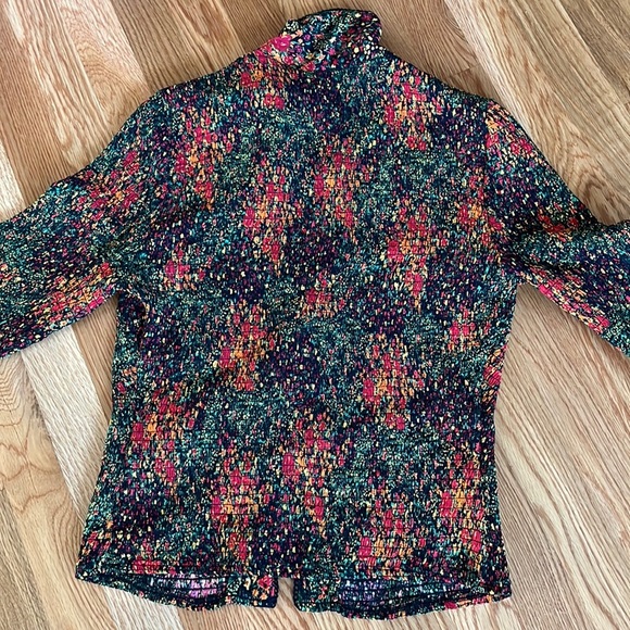 NWT Free People Amelia Printed Blouse Bell Sleeve Blouse $138 Size L - Picture 13 of 16